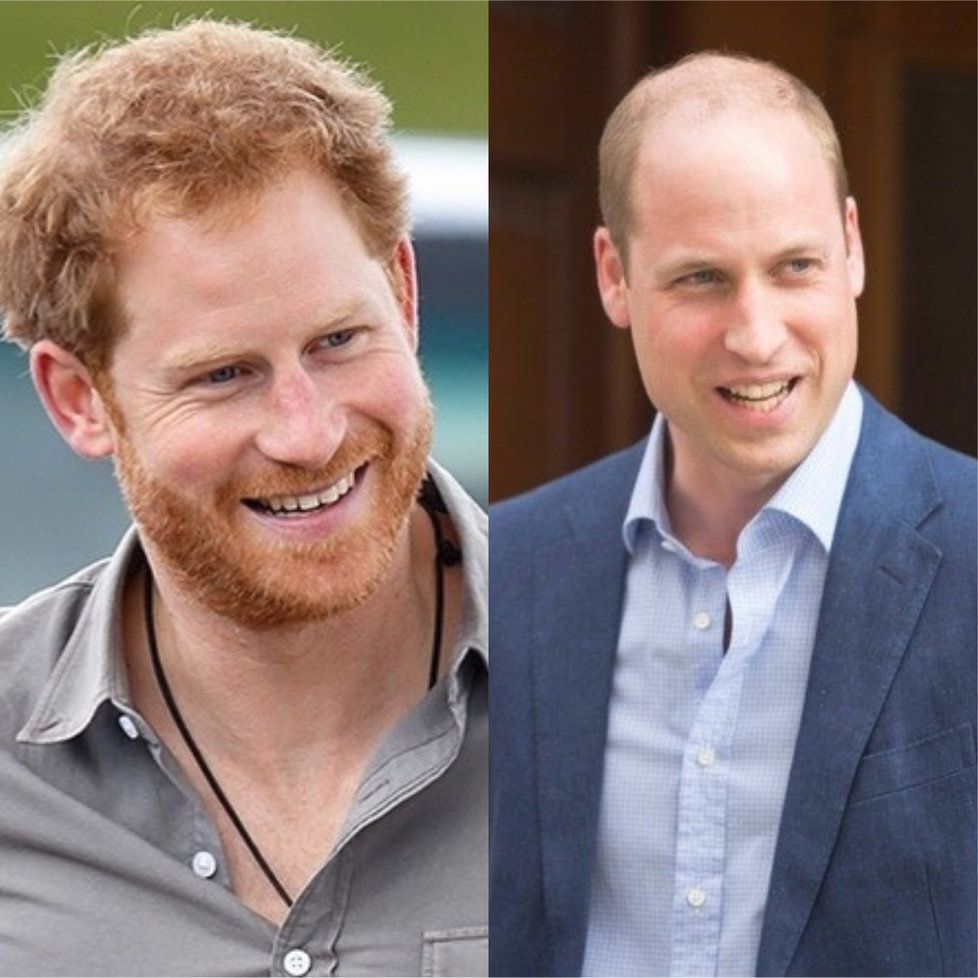 Královští bratři William a Harry