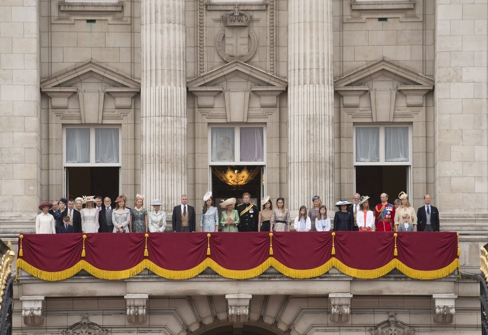 Britská královská rodina.