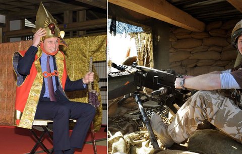 Princ William oslňuje Japonce, Harry chce seknout s armádou