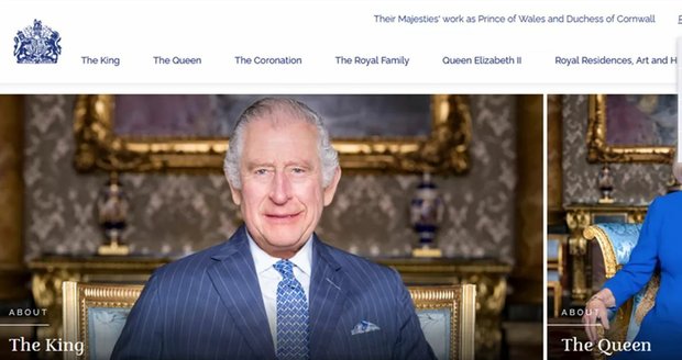 Královská rodina aktualizovala webovky.