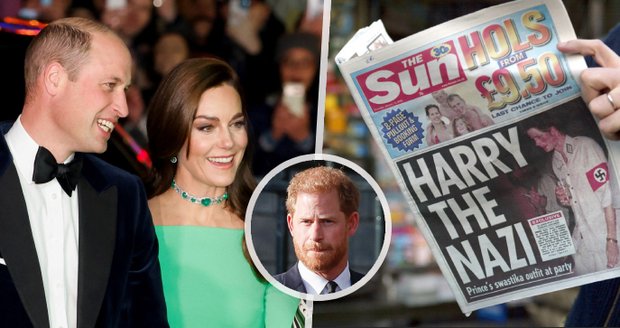 Podle Harryho to byli právě William a Kate, kdo ho přesvědčili, aby si oblékl nacistickou uniformu.