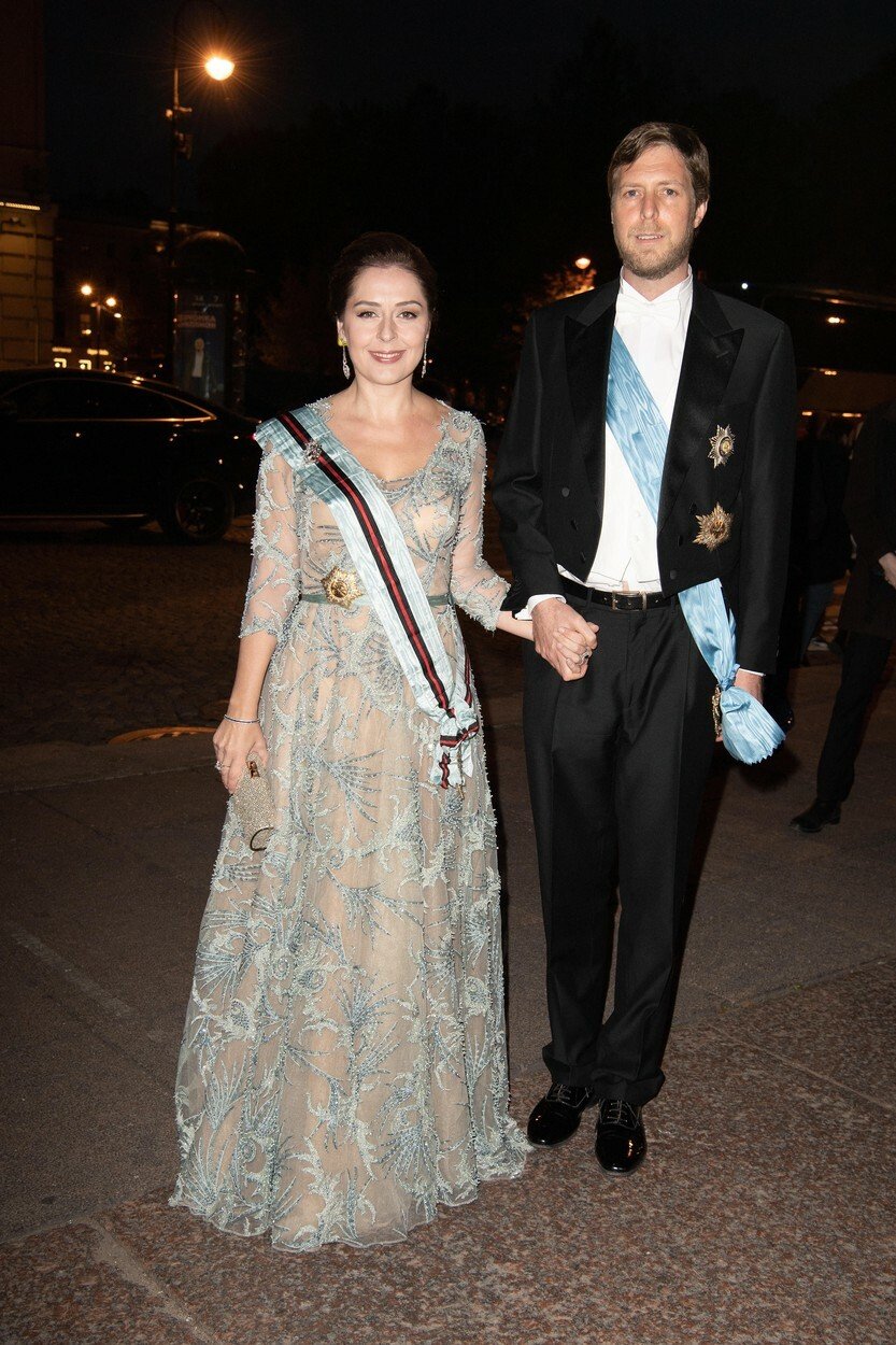 Albánský princ Leka a jeho manželka Elia