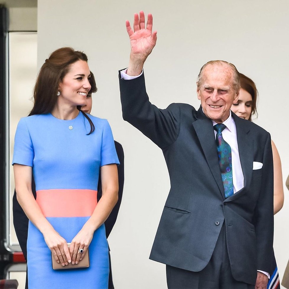 Princ Philip a Kate Middleton