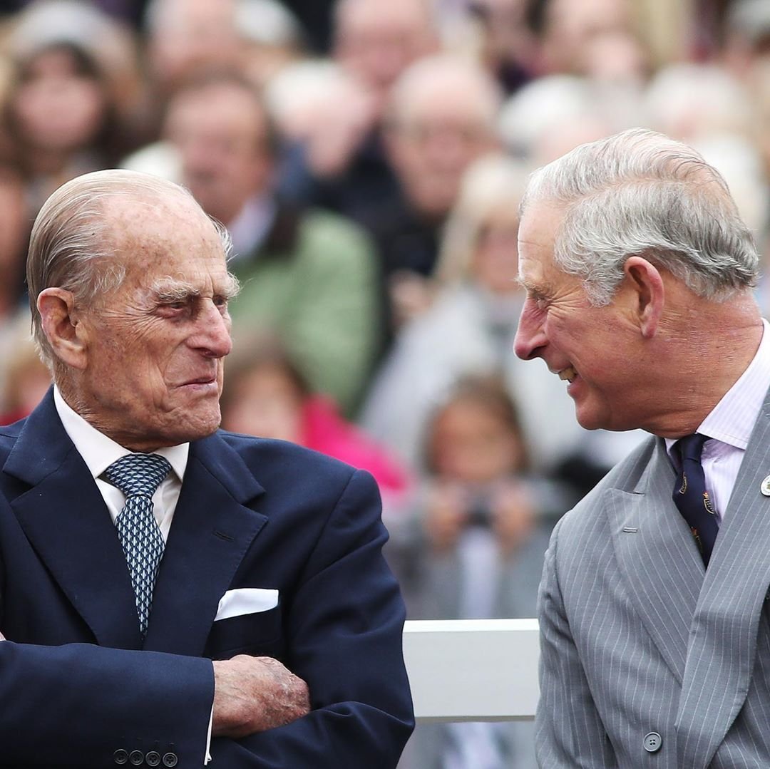 Princ Philip a jeho syn princ Charles