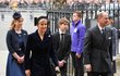 Vzpomínková mše na prince Philipa ve Westminsterském opatství - princ Edward s rodinou