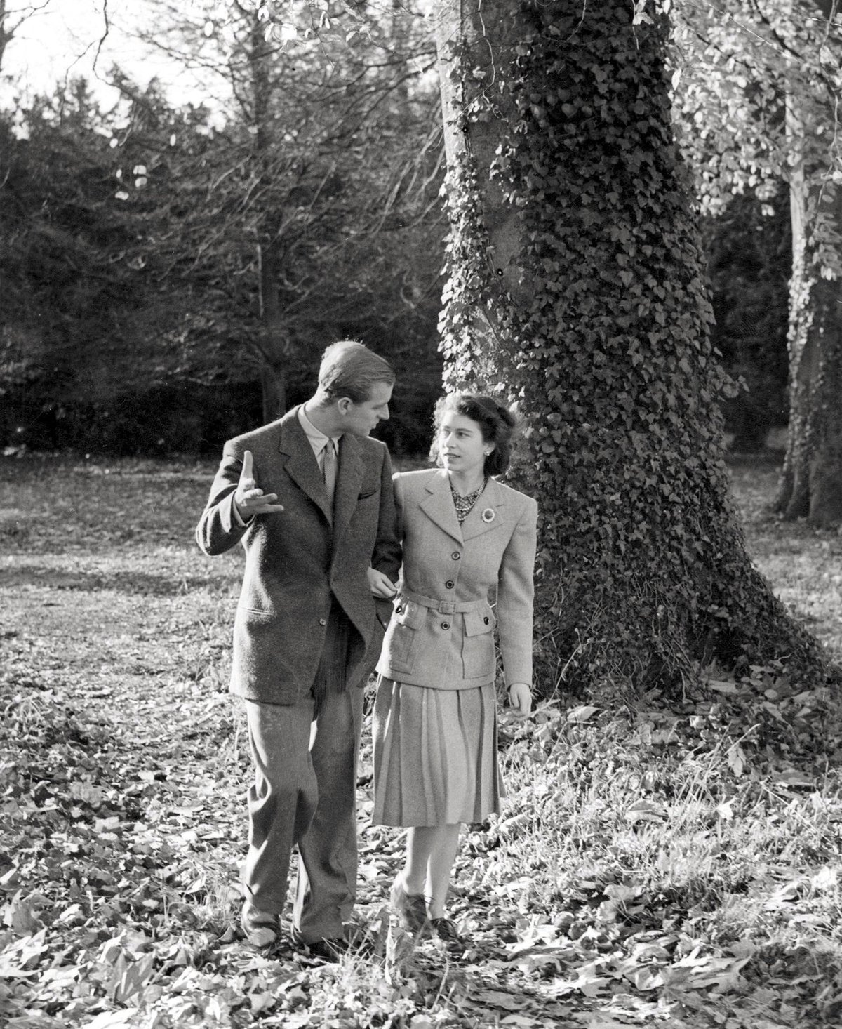 Líbánky Prince Philipa a britské královny Alžběty II v roce 1947