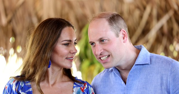 Princ William a vévodkyně Kate při návštěvě Belize