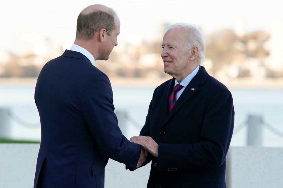 Princ William se v Bostonu setkal s americkým prezidentem Joem Bidenem