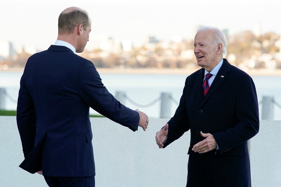 Princ William se v Bostonu setkal s americkým prezidentem Joem Bidenem