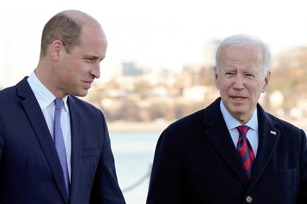 Princ William se v Bostonu setkal s americkým prezidentem Joem Bidenem