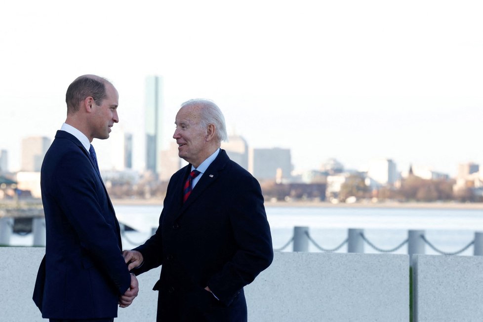 Princ William se v Bostonu setkal s americkým prezidentem Joem Bidenem