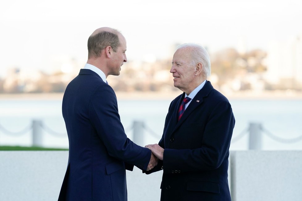 Princ William se v Bostonu setkal s americkým prezidentem Joem Bidenem