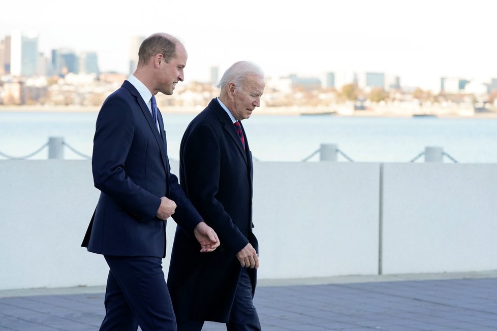 Princ William se v Bostonu setkal s americkým prezidentem Joem Bidenem