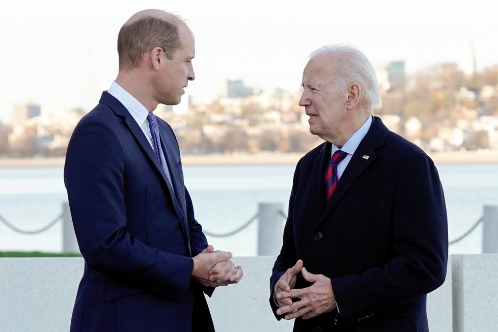 Princ William se v Bostonu setkal s americkým prezidentem Joem Bidenem