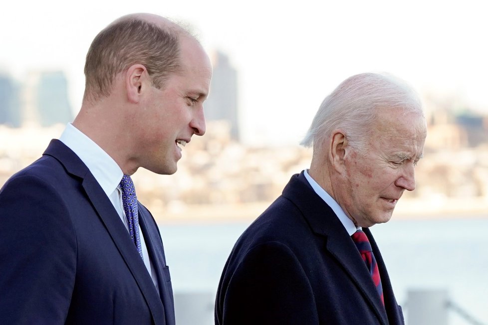 Princ William se v Bostonu setkal s americkým prezidentem Joem Bidenem