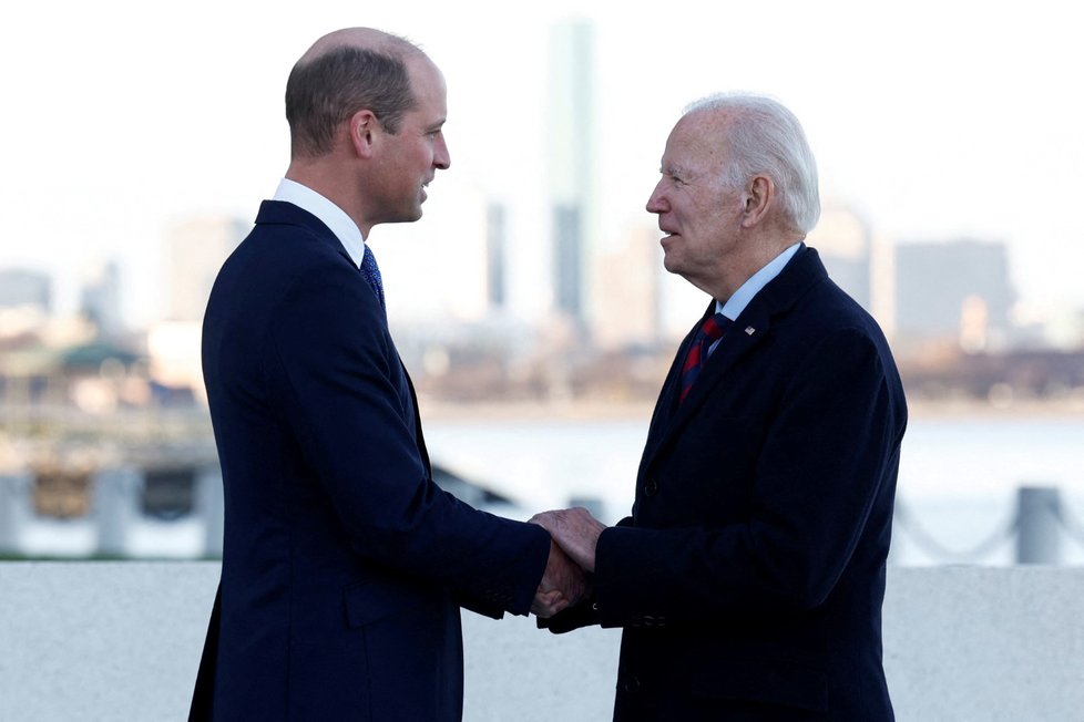 Princ William se v Bostonu setkal s americkým prezidentem Joem Bidenem