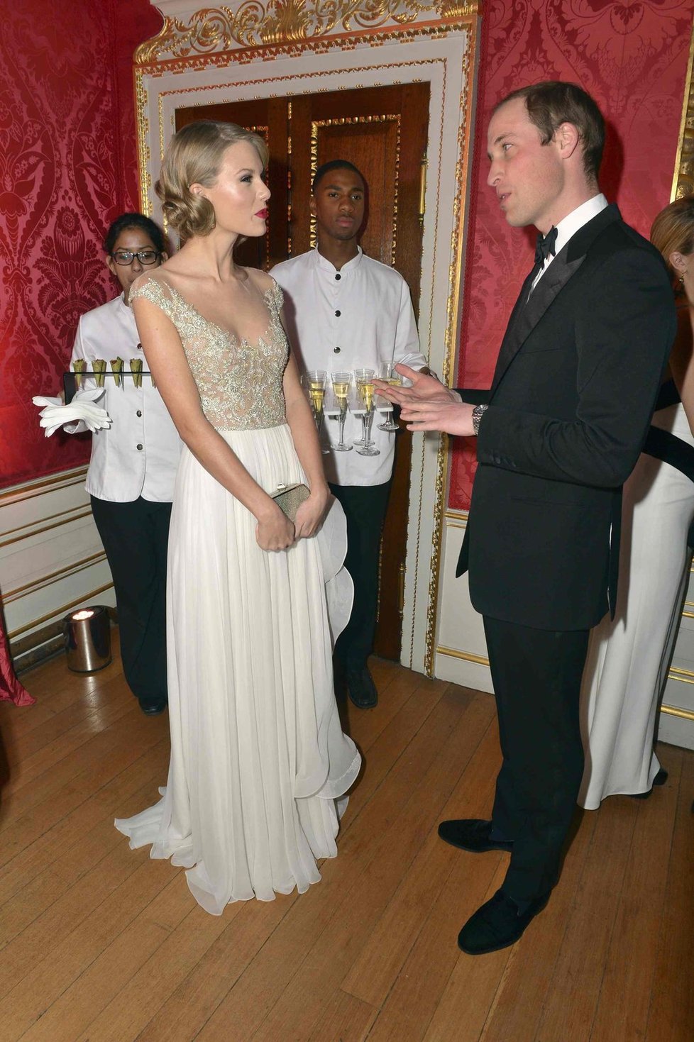 Taylor poprvé zpívala v paláci a hned před britským princem.