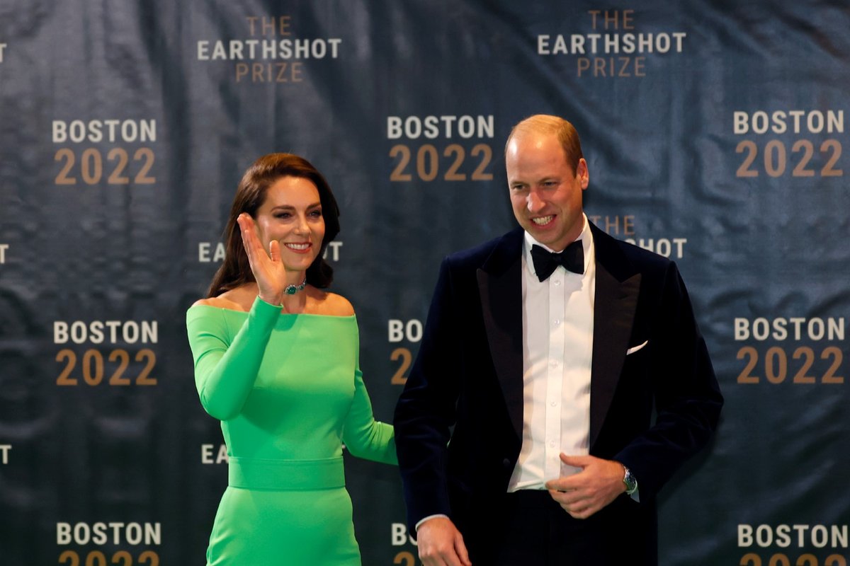 Princ William s princeznou Kate na cenách Earthshot Prize 2022 v Bostonu