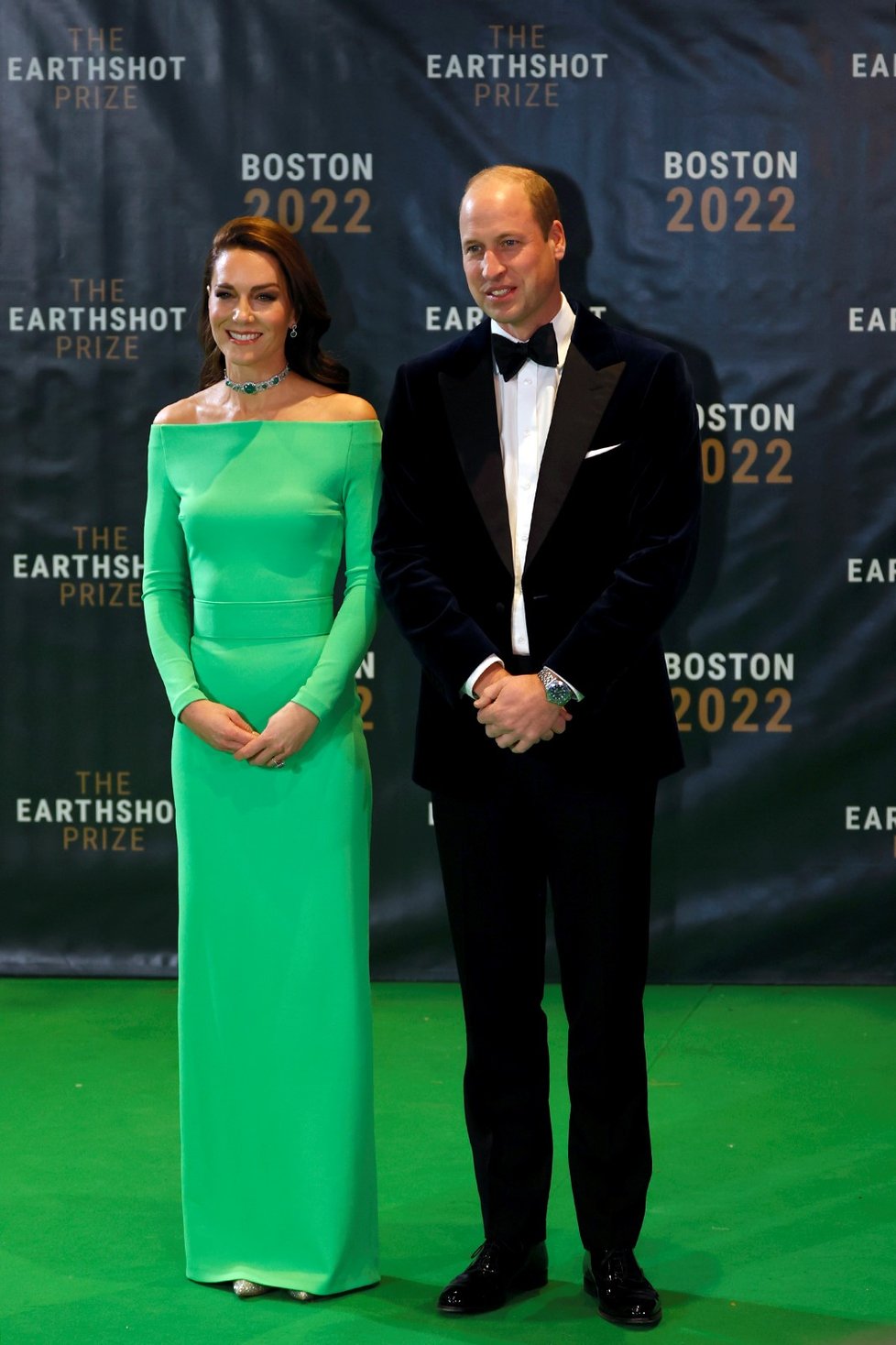 Princ William s princeznou Kate na cenách Earthshot Prize 2022 v Bostonu