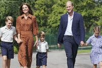 Královská dítka Williama a Kate: Vymóděná do nové školy!