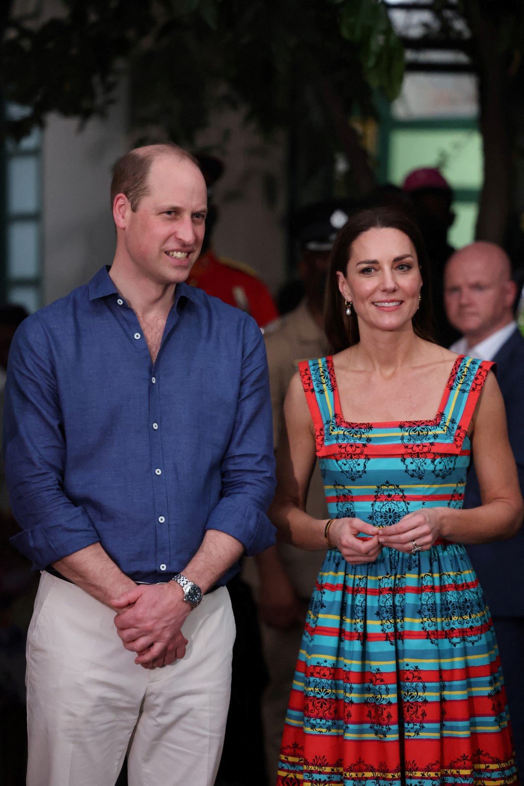 William a Kate navštívili Jamajku.