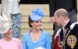 Princ William, vévodkyně Kate a Zara Tindall