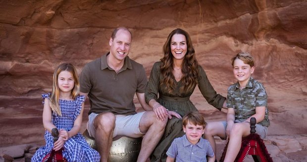 Rodina prince Williama a vévodkyně Kate