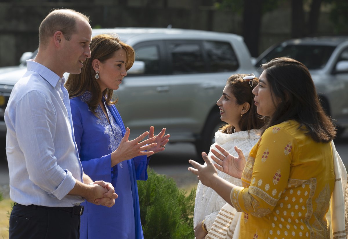 Princ William a Kate Middletonová v Pákistánu