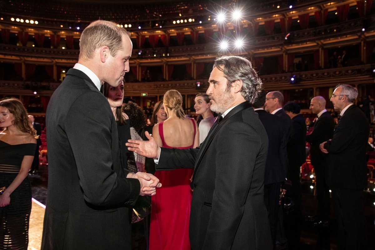 Princ William na cenách BAFTA