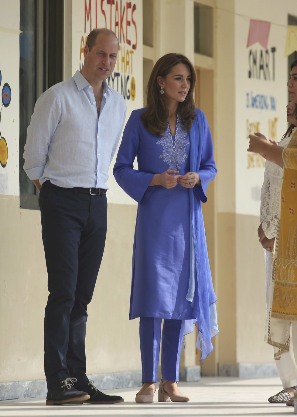 Princ William a Kate Middletonová v Pákistánu