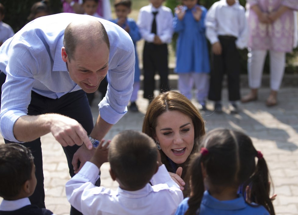 Princ William a Kate Middletonová v Pákistánu