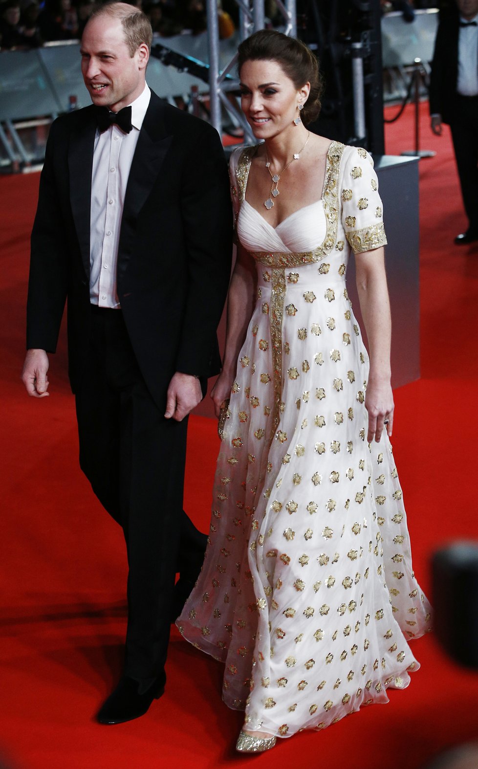 Kate Middletonová a princ William na cenách BAFTA