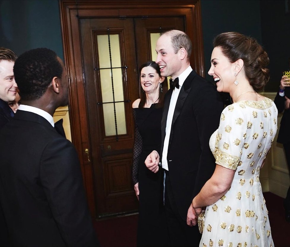 Kate Middletonová a princ William na cenách BAFTA