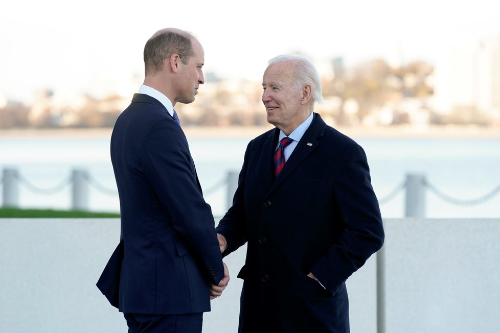 Princ William se v Bostonu setkal s americkým prezidentem Joem Bidenem