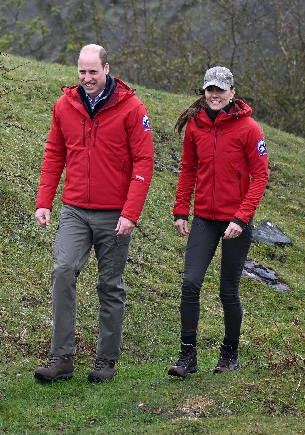 Výročí svatby strávili Kate a William s dobrovolnými záchranáři na cvičení.