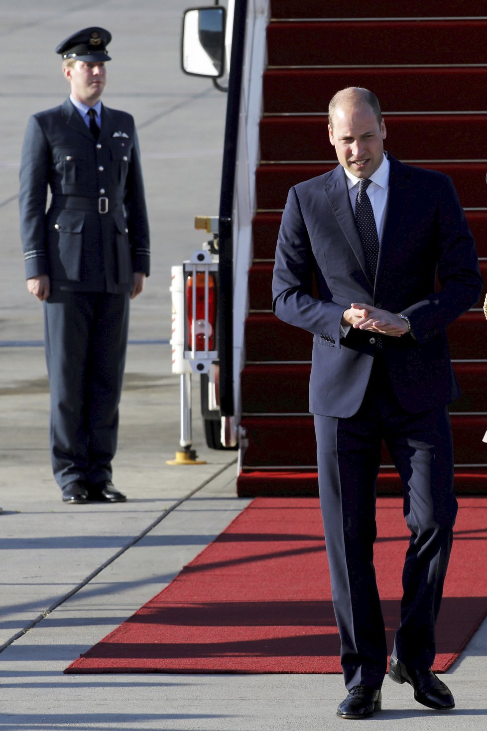 Princ William během své oficiální návštěvy Izraele