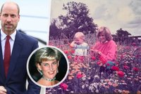Princ William a vzpomínka na maminku: Unikátní fotka s Dianou (†36)! A vzkazy od vnoučat
