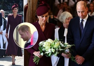 Princové Harry a William uctili památku Alžběty II. každý po svém.