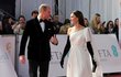 Princ William a princezna Kate na cenách BAFTA 2023