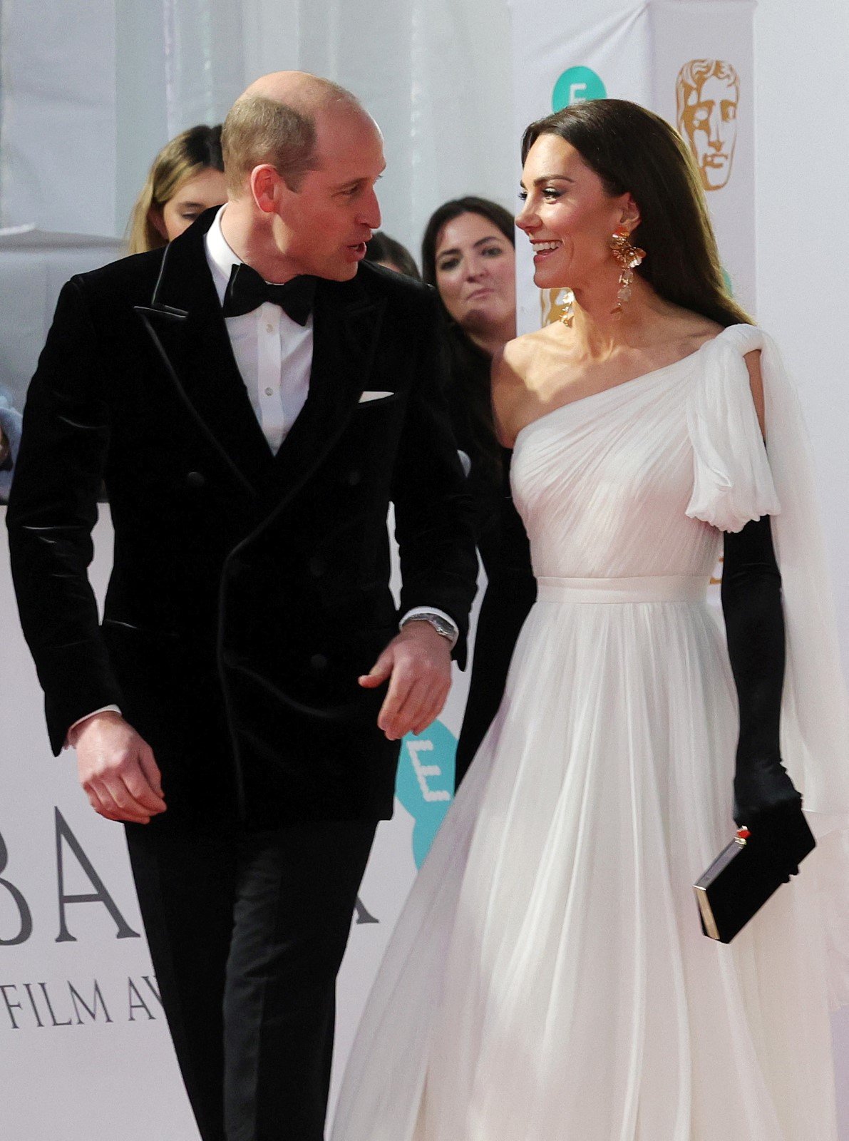 Princ William a princezna Kate na cenách BAFTA 2023