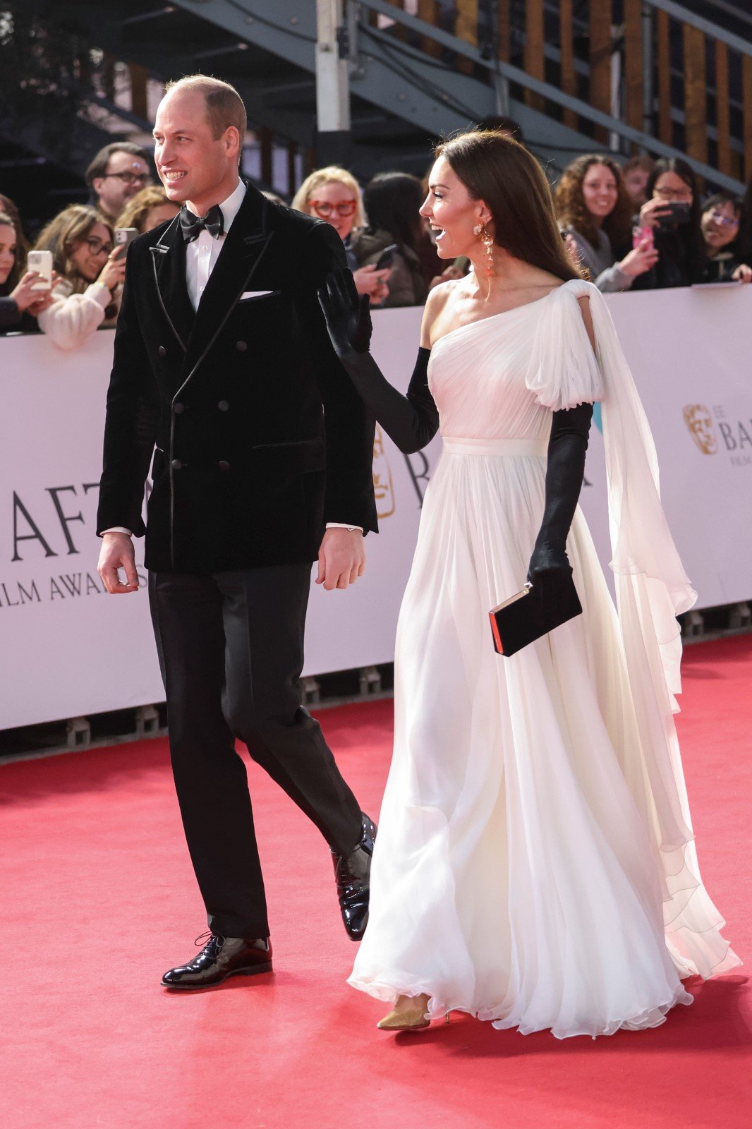 Princ William a princezna Kate na cenách BAFTA 2023