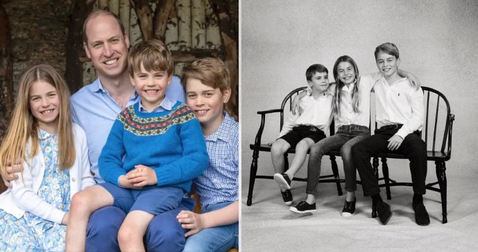 William a Kate zveřejnili nové fotky dětí.