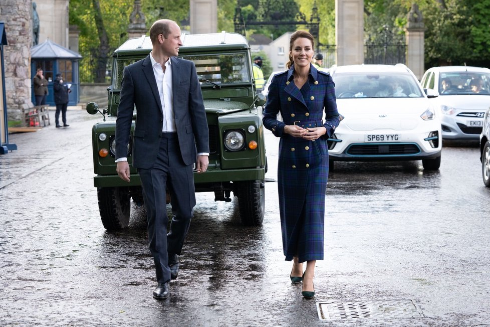 Princ William a vévodkyně Kate ve Skotsku