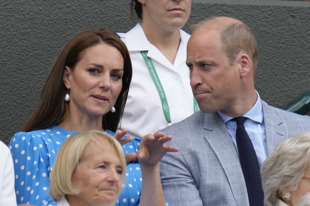 Princi Williamovi na Wimbledonu trochu ujel slovník
