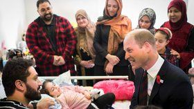 Princ William navštívil v nemocnici na Novém Zélandu pětiletou oběť teroristického útoku na mešity.