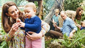 Princ William a vévodkyně Kate řádili s dětmi v zahradnictví.