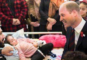 Princ William navštívil v nemocnici na Novém Zélandu pětiletou oběť teroristického útoku na mešity.