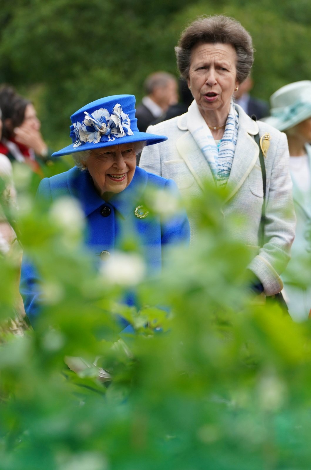 Princezna Anna s královnou Alžbětou II.