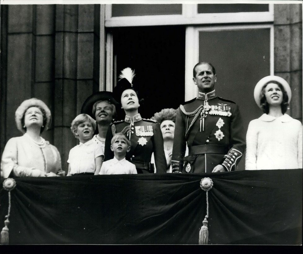 Královská rodina v roce 1967.