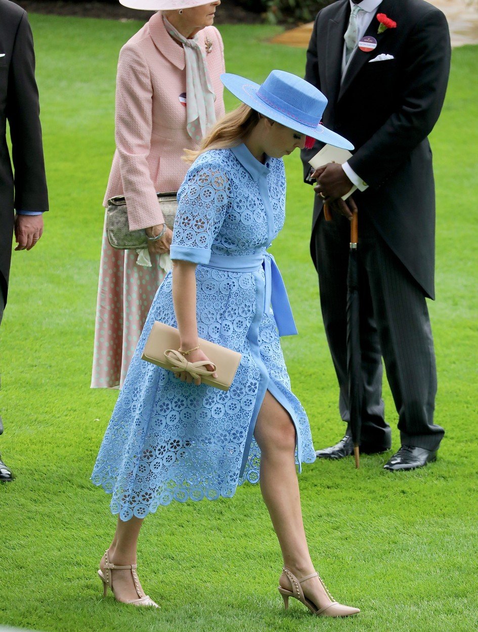 Princezna Beatrice na dostizích Royal Ascot 2019.